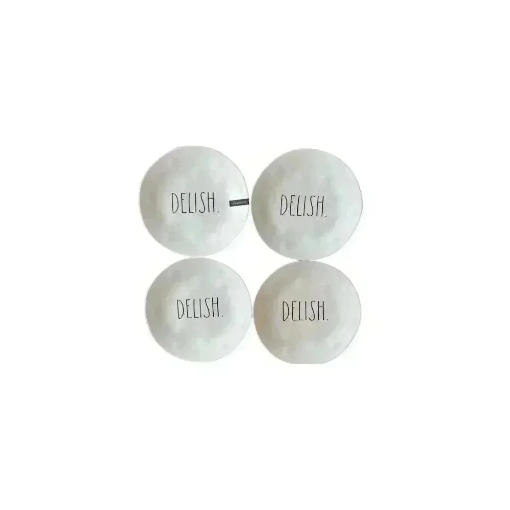 RAE DUNN MELAMINE DINNER PLATES 